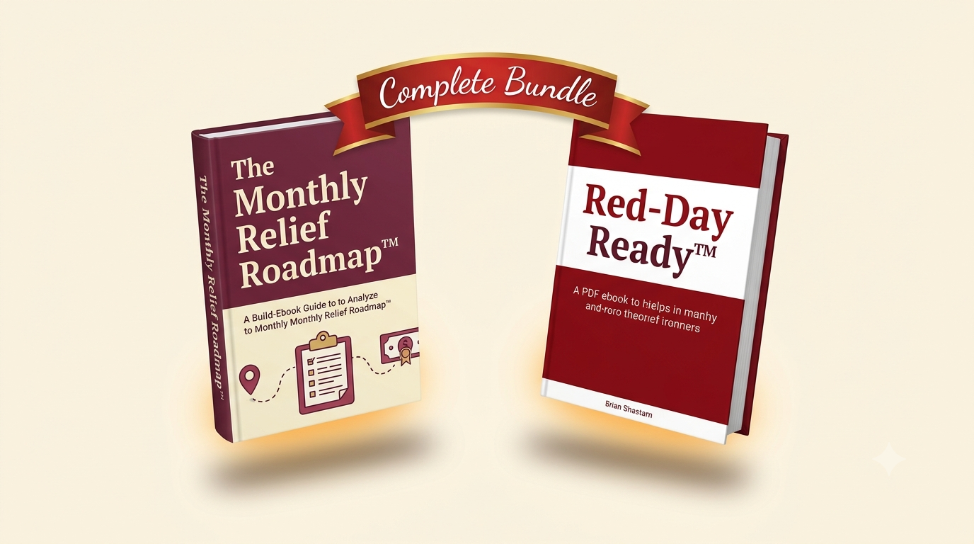 Complete Bundle — The Monthly Relief Roadmap™ + Red-Day Ready™